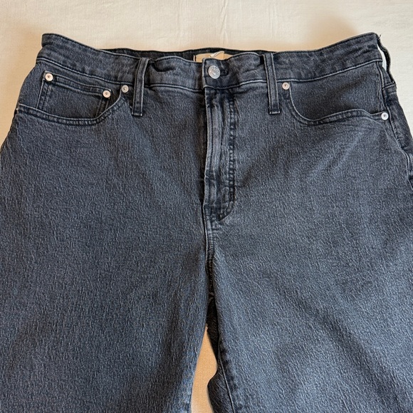 Madewell Women's Charcoal Curvy Perfect Vintage Straight Jeans Size 33 - Picture 7 of 14